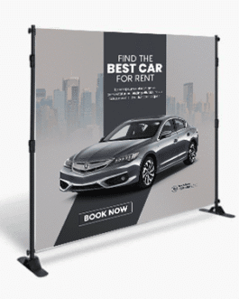 Step and Repeat Backdrops Stand – Custom