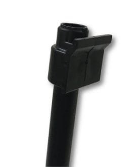 Black-Double Foot Retractable-33″ x 81″ (hardware)
