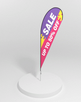 Teardrop Flag (Large 41.5″ x 120″)