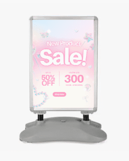 Outdoor Sidewalk Sign (Water Filled Base)