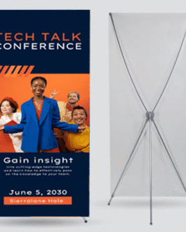 X-Stand – 24″ x 63″ (w/ 13oz Vinyl Banner)