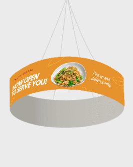 Round Trade Show Hanging Sign (small)