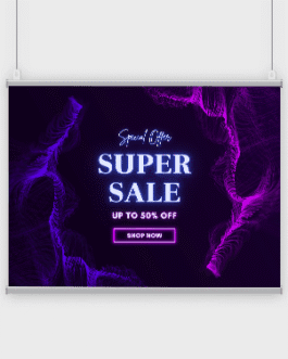 Snap Poster Hanger 24″ (W)