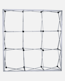 8ft Straight Velcro Fabric foldable stand (Hardware Only)