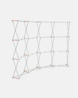 8ft Curve Velcro Fabric foldable stand (Hardware Only)