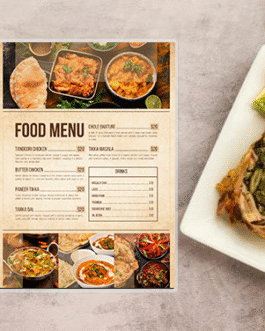 PVC Menu (vertical)